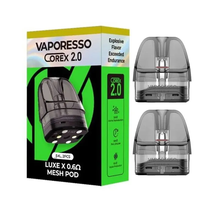 VAPORESSO LUXE X POD COREX 2.0 MTL 5ML 2PK