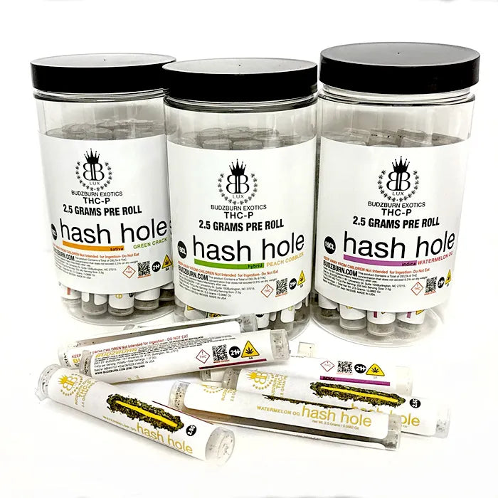 BUDZ BURN THCP HASH HOLE PREROLL 2.5G 19CT