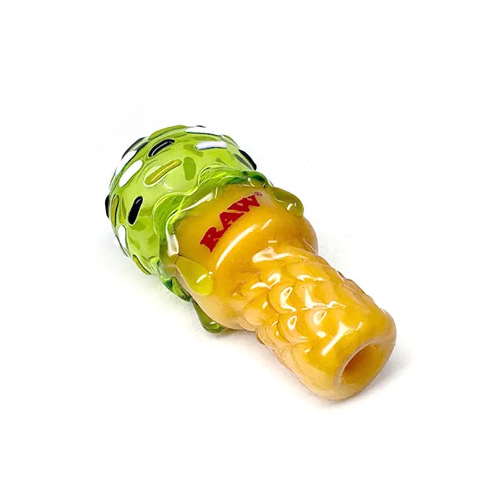RAW GLASS NICE CREAM GREEN CONE HOLDER