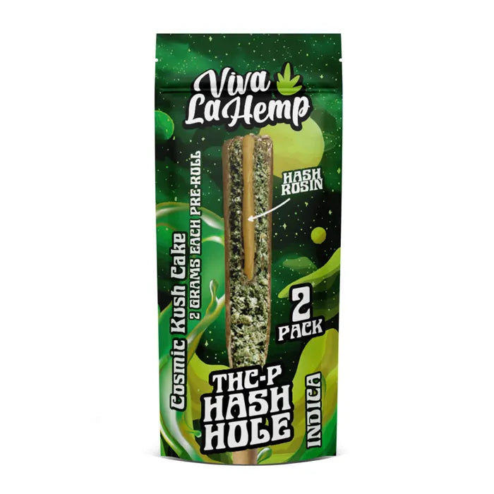 VIVA LA HEMP KIEF HASH HOLE THCP PREROLLS 2G 2PC 6CT
