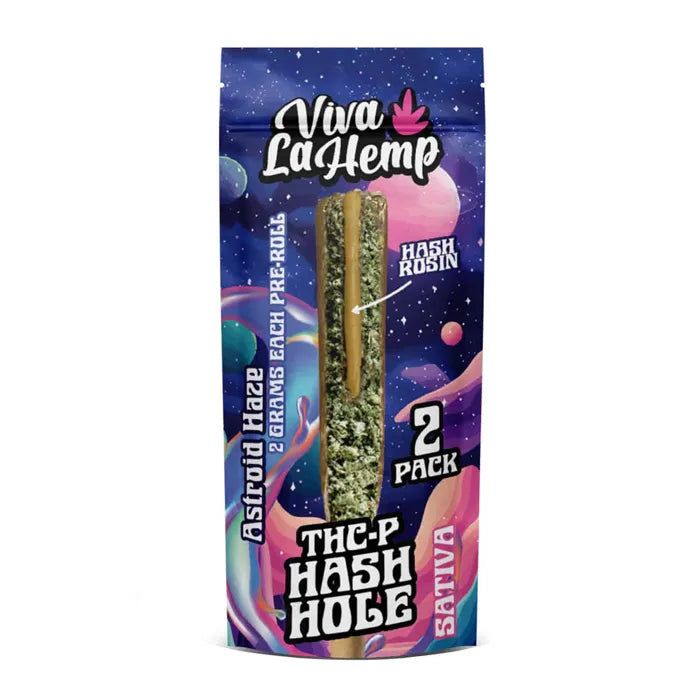 VIVA LA HEMP KIEF HASH HOLE THCP PREROLLS 2G 2PC 6CT