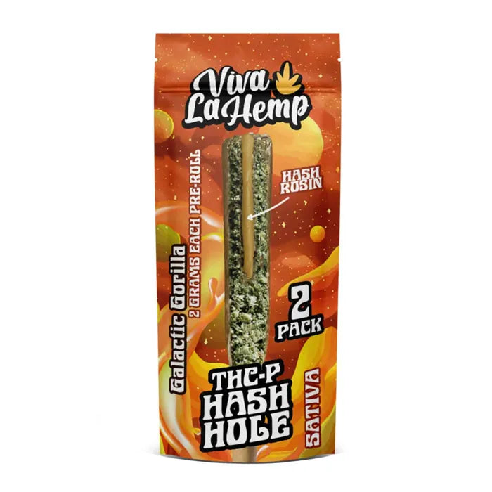 VIVA LA HEMP KIEF HASH HOLE THCP PREROLLS 2G 2PC 6CT