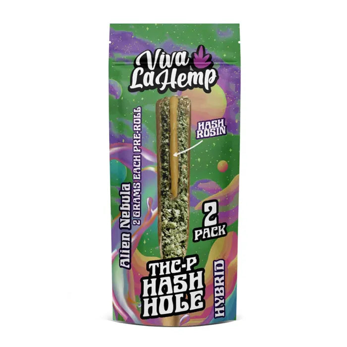 VIVA LA HEMP KIEF HASH HOLE THCP PREROLLS 2G 2PC 6CT
