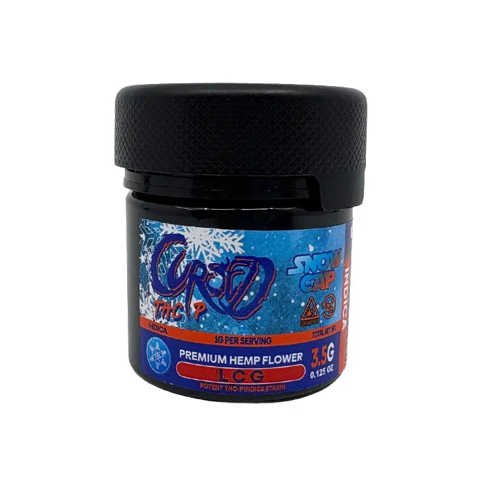 CURSED PREMIUM HEMP SNOW CAP FLOWERS THCP 3.5G