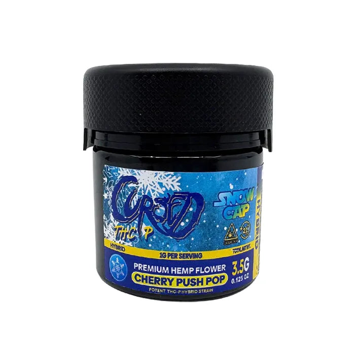 CURSED PREMIUM HEMP SNOW CAP FLOWERS THCP 3.5G