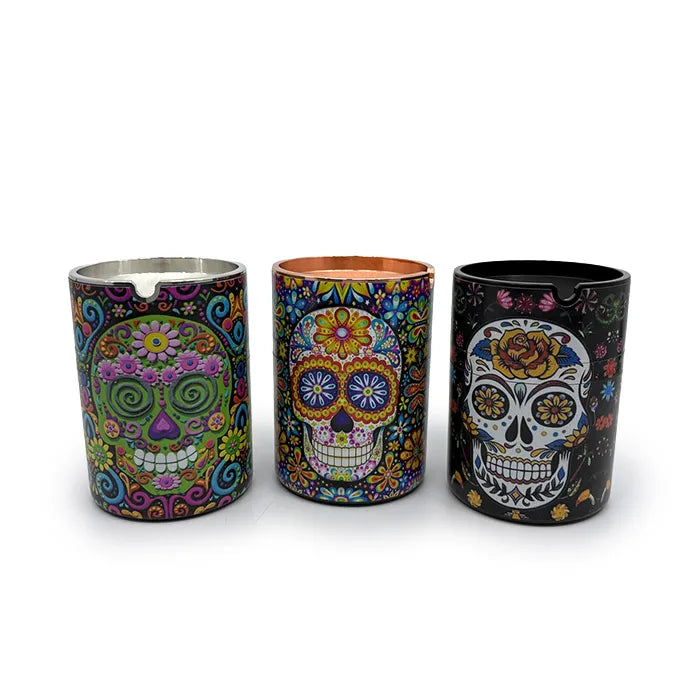 ASHTRAY CUP CANDY SKULL CSK - ASSORTED