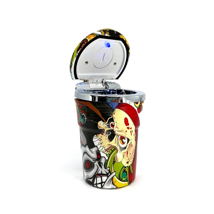 ASHTRAY CUP SK - SKULL ASSORTED