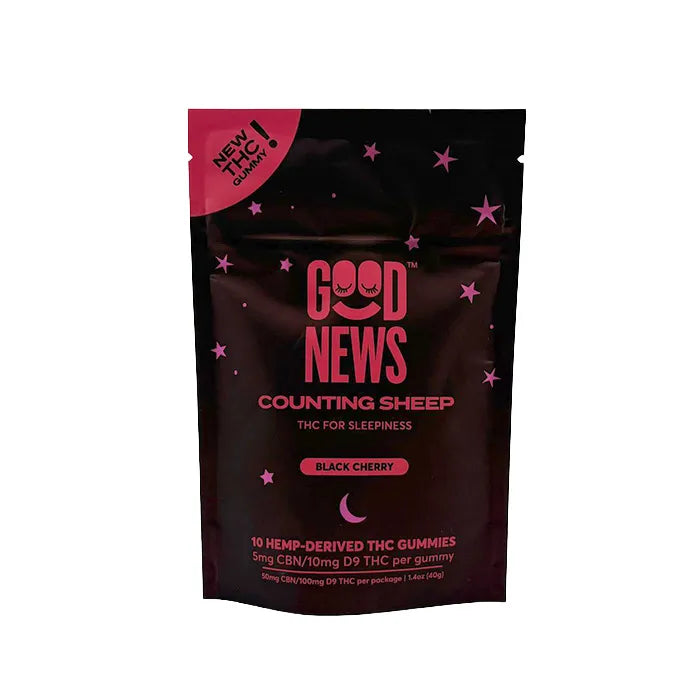 GOOD NEWS D9 THC GUMMIES 10MG 10PC
