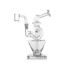 MJ ARSENAL GEMINI MINI DAB RIG - CLEAR