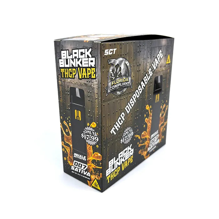 BLACK BUNKER THCP DISPOSABLE $17.99 1G 5CT
