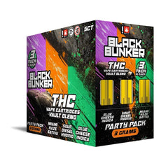 BLACK BUNKER THC CARTRIDGE 3G 3PK 5CT
