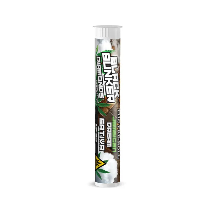 BLACK BUNKER THC DIAMOND PREROLLS 2G 10CT