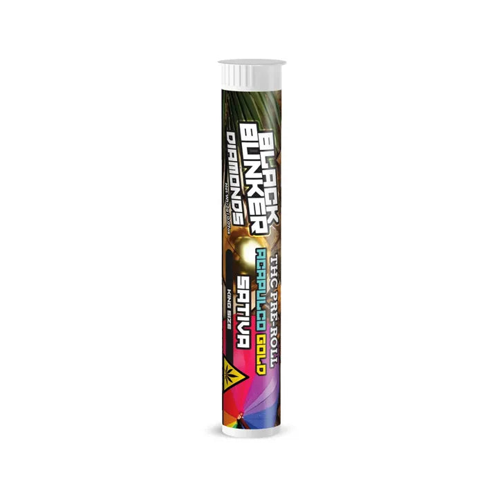 BLACK BUNKER THC DIAMOND PREROLLS 2G 10CT