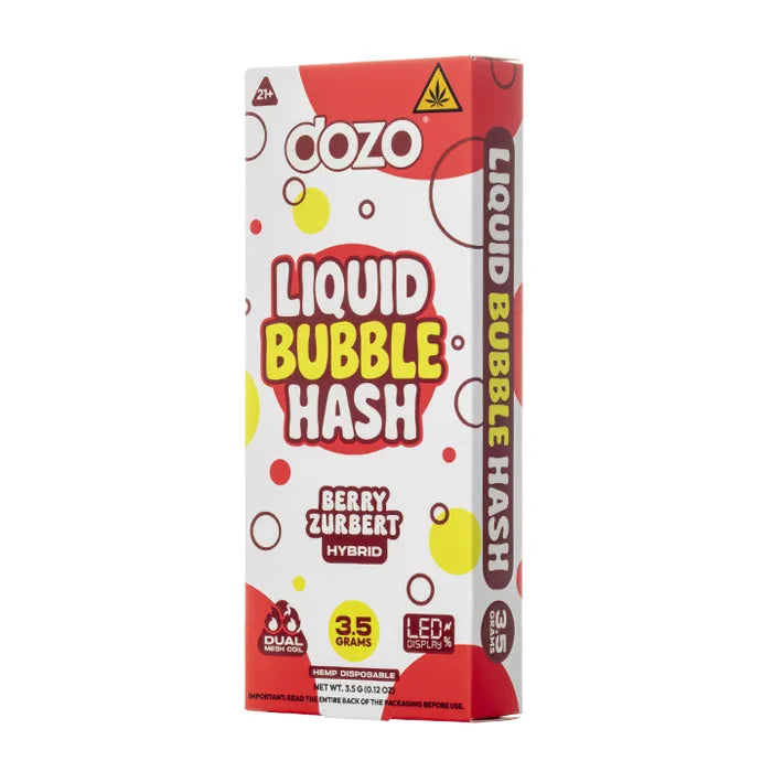 DOZO LIQUID BUBBLE HASH THCP DISPOSABLE 3.5G 5CT