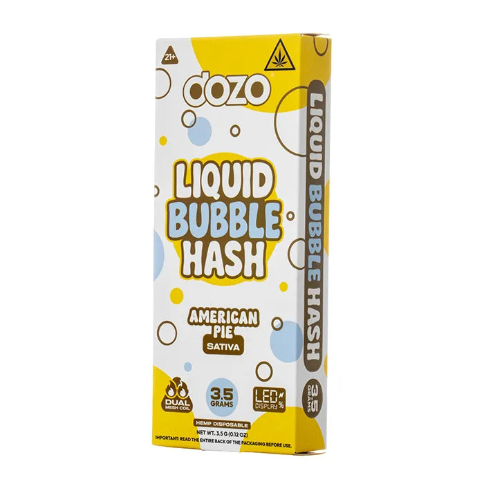 DOZO LIQUID BUBBLE HASH THCP DISPOSABLE 3.5G 5CT