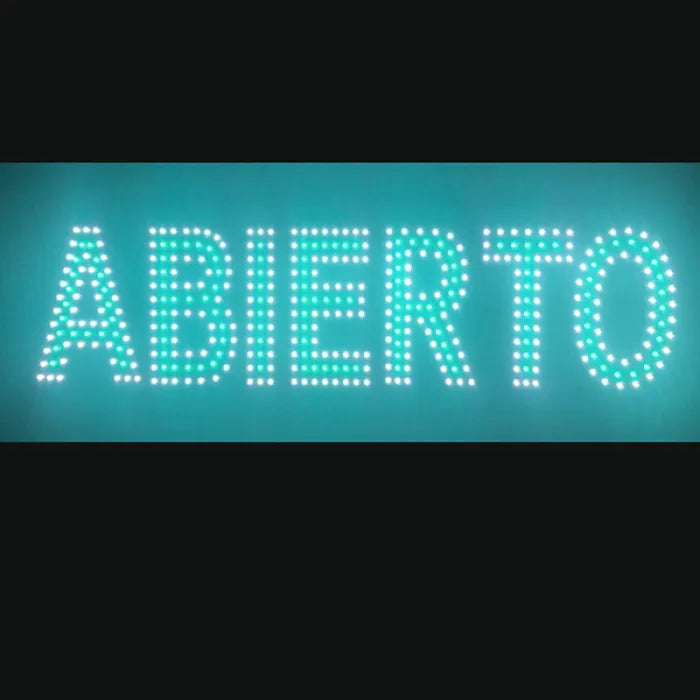 LED SIGNS ABIERTO