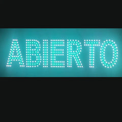 LED SIGNS ABIERTO
