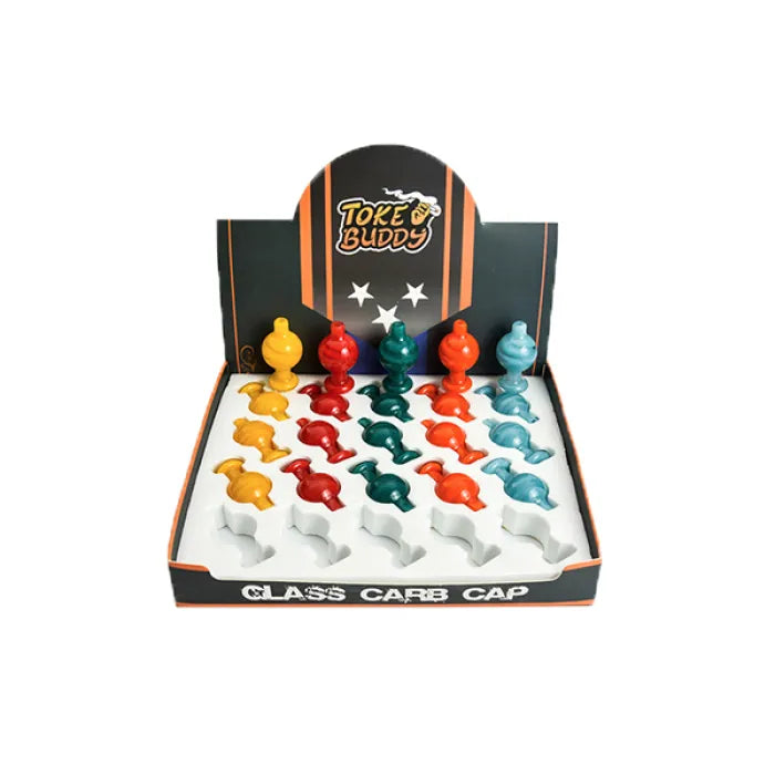 TOKE BUDDY GLASS CARB CAP W/AIR FLOW - SKGA1147