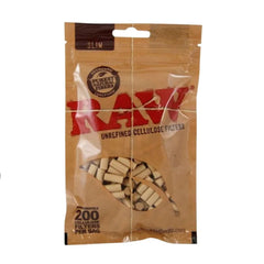 RAW SLIM CELLULOSE FILTER PLUGS BAG