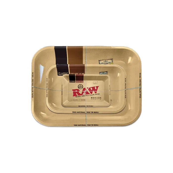 RAW ROLLING TRAY METAL