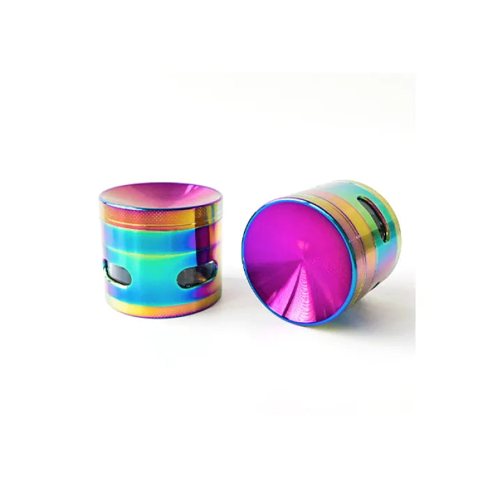 CRUSHER WITH WINDOW 62X55MM RAINBOW
