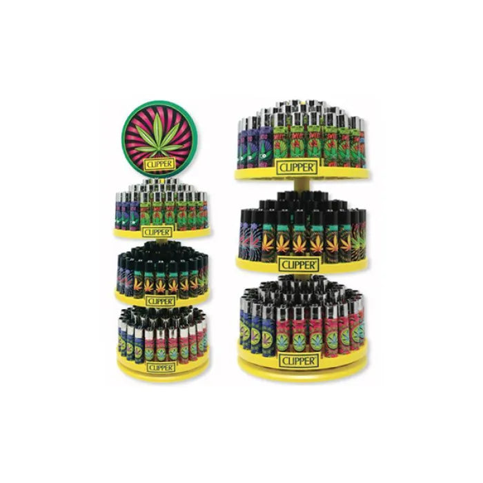 CLIPPER LIGHTER NATIONAL LEAVES MIX CAROUSEL 3 TIER