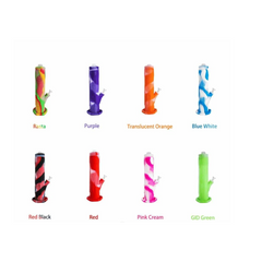 13" Waxmaid Icer Freezable Silicone Water Pipe - Color May Vary - (1 Count)