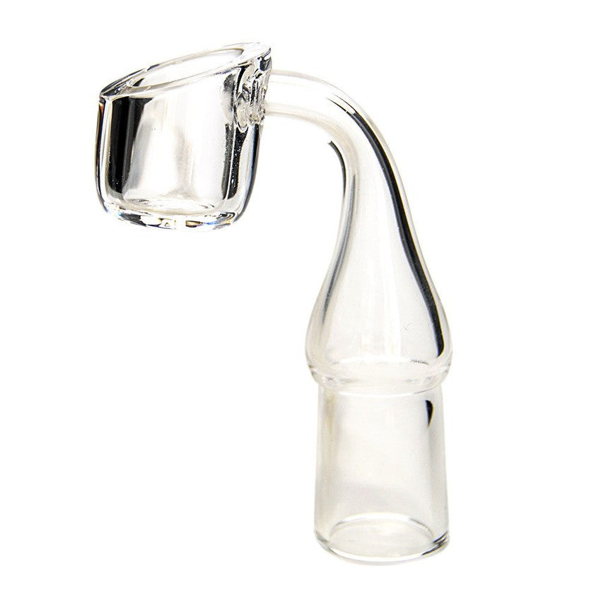 14mm 90 Degree Female Quartz Banger - 4 Mil Thick - (1 Count)