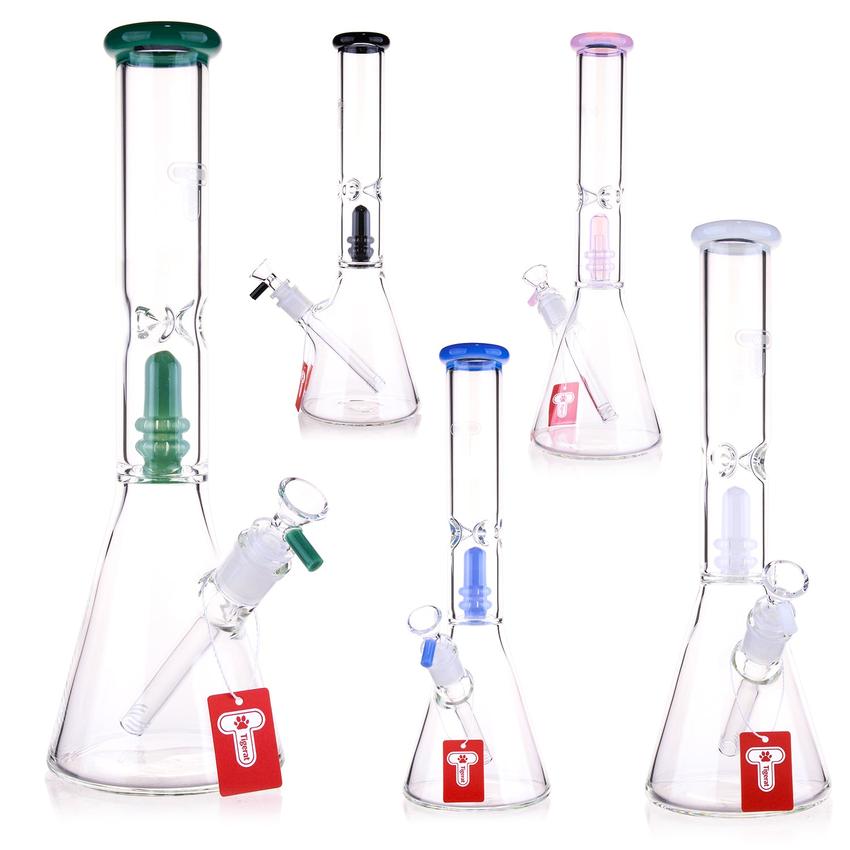 15" Dome Perc Waterpipe - Colors May Vary - (1 Count)