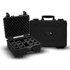 17" Deep STR8 Case With 3 Layer Pre-cut Foam - Onxy Black - (1 Count)