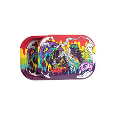 SMALL TRAY W/ MAGNETIC LID - MELTING SKULL