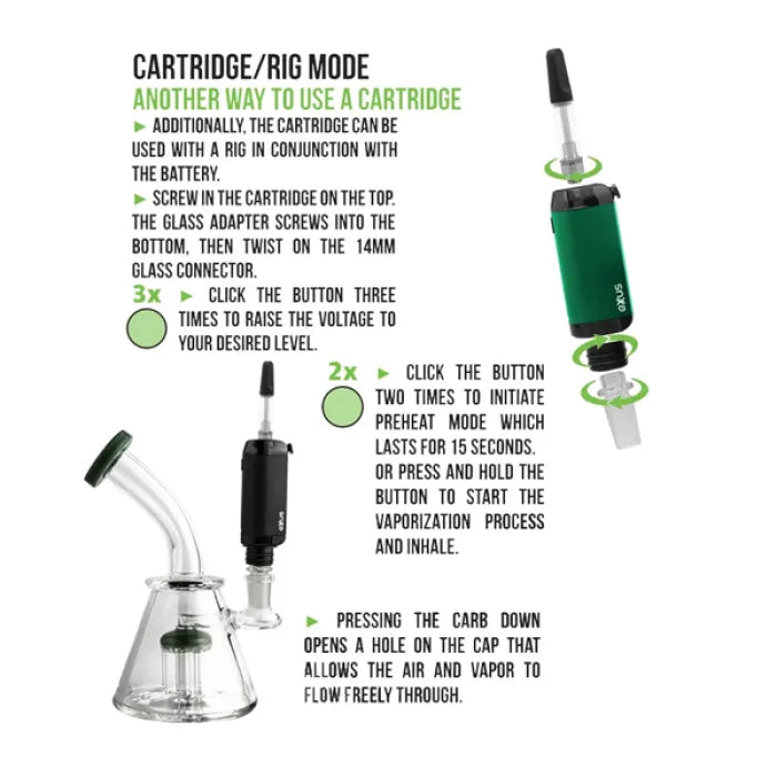 EXXUS VRS DAB RIG/NECTAR COLLECTOR/CARTRIDGE