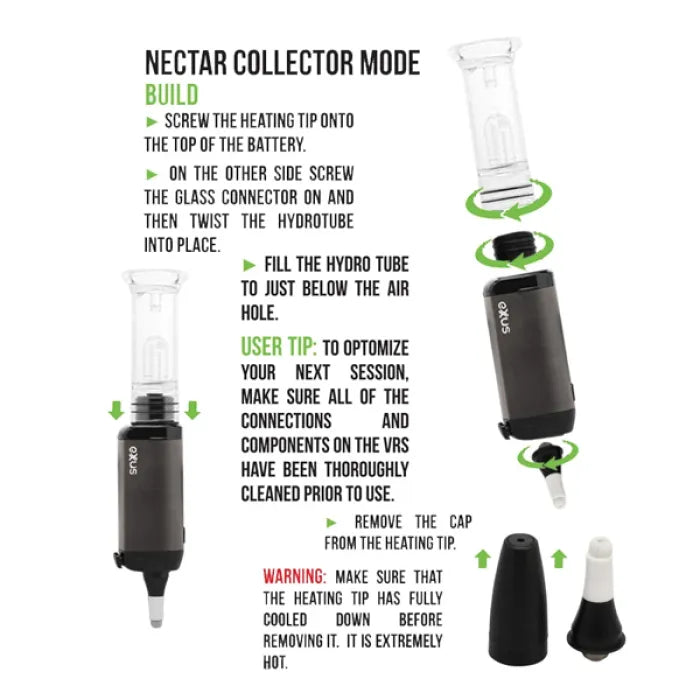 EXXUS VRS DAB RIG/NECTAR COLLECTOR/CARTRIDGE