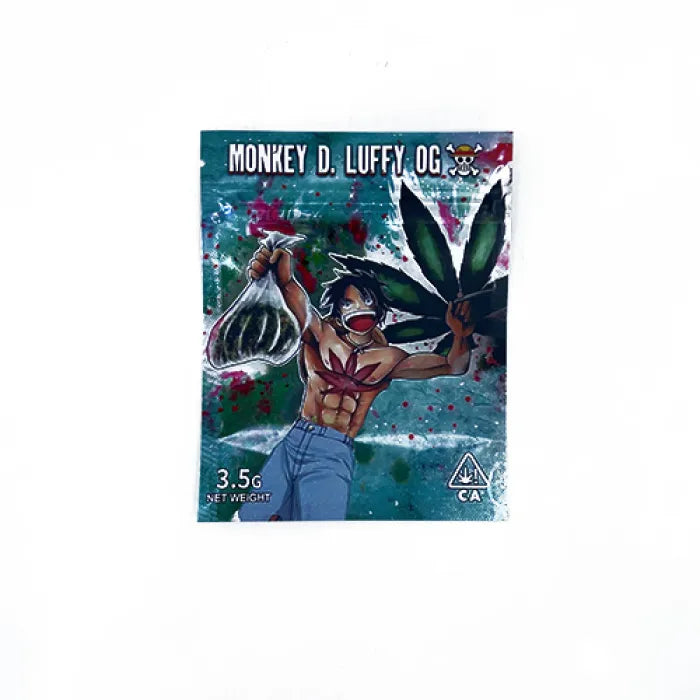 SMOKE PROOF BAGS 50CT - #211 MONKEY D LUFFY OG