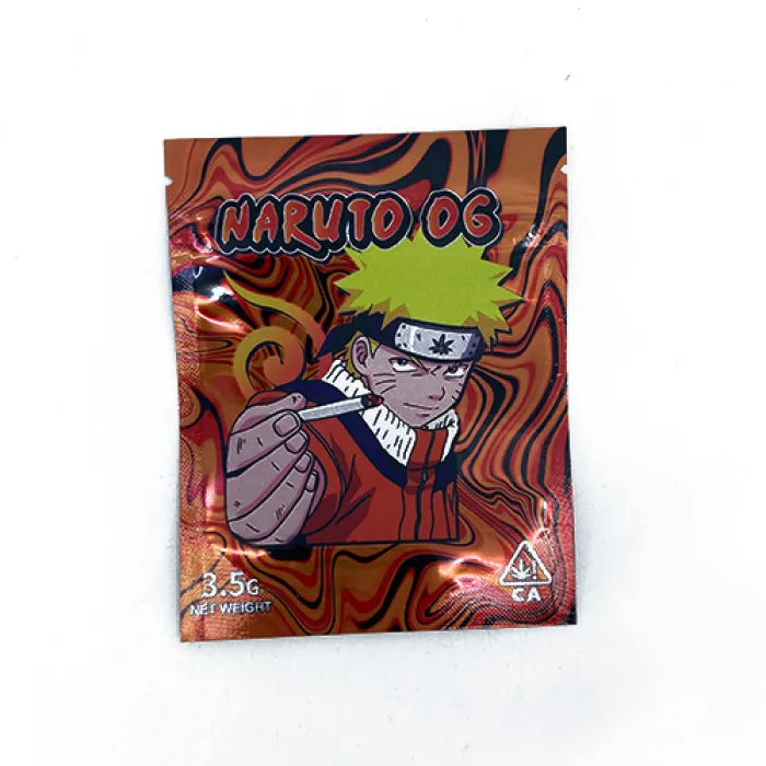 SMOKE PROOF BAGS 50CT - #214 NARUTO OG ORANGE