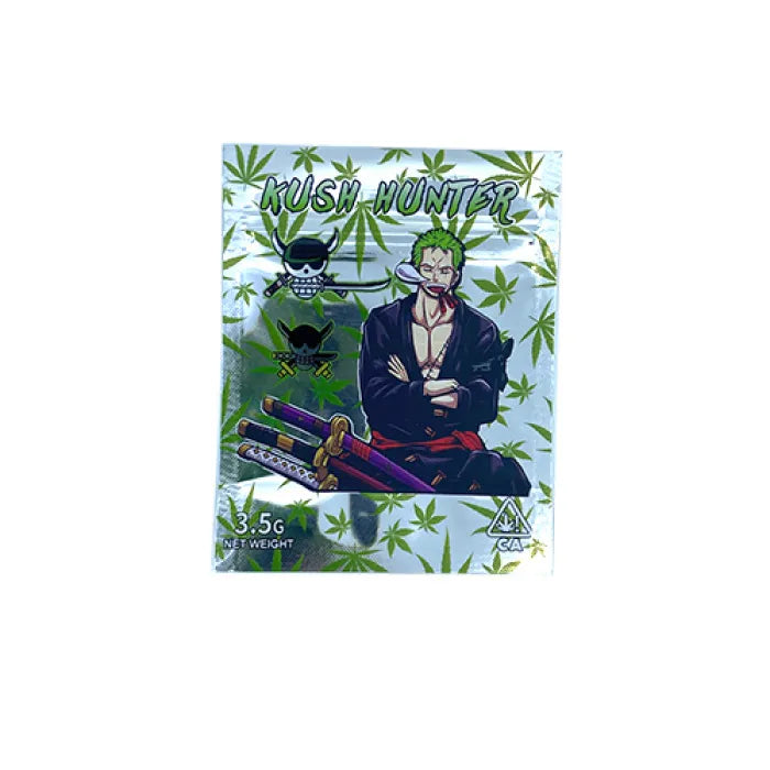 SMOKE PROOF BAGS 50CT - #215 KUSH HUNTER