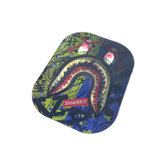 METAL TRAY WITH 3D LID SMALL - 24 SHARKY MONSTER MOUTH