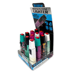 TORCHBLUE SLIDE LIGHTER 25140 - RHINESTONE