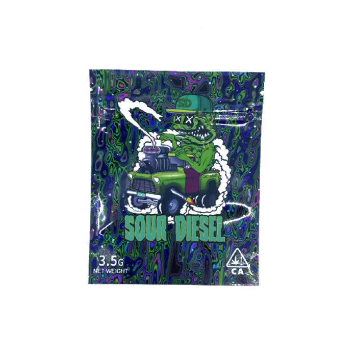 SMOKE PROOF BAGS 50CT - #283 SOUR DIESEL