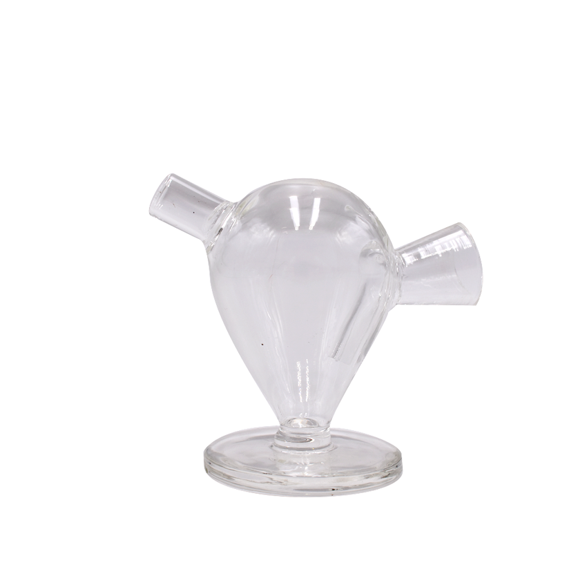 3" Egg Clear Glass Joint Bubbler - (1 Count)