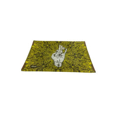 AFG/DEEZ NUTZ GLASS SHATTER TRAY - AHM YELLOW
