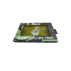AFG/DEEZ NUTZ GLASS SHATTER TRAY - AHM YELLOW