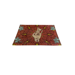 AFG/DEEZ NUTZ GLASS SHATTER TRAY - AHM RED