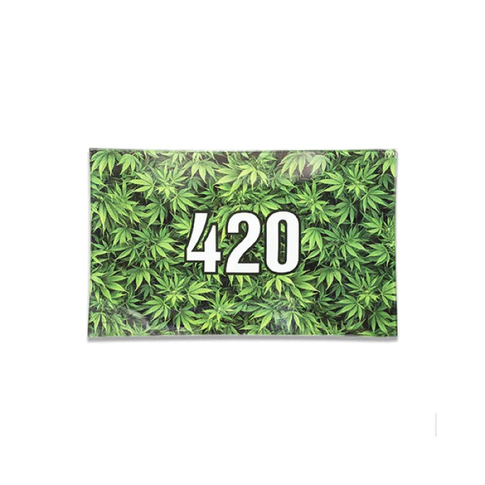 V-SYNDICATE ROLLING GLASS TRAY MEDIUM - 420 GREEN