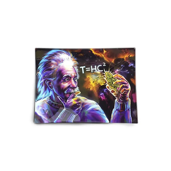 V-SYNDICATE GLASS TRAY - T=HC2 EINSTEIN BLACK HOLE