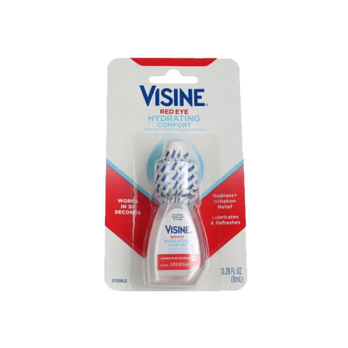 VISINE RED EYE HYDRATING COMFORT EYE DROPS