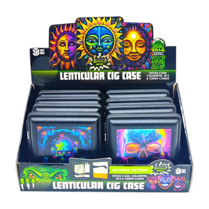 SMOKEZILLA 3D LENTICULAR CIG CASE 25024 - ASSORTED