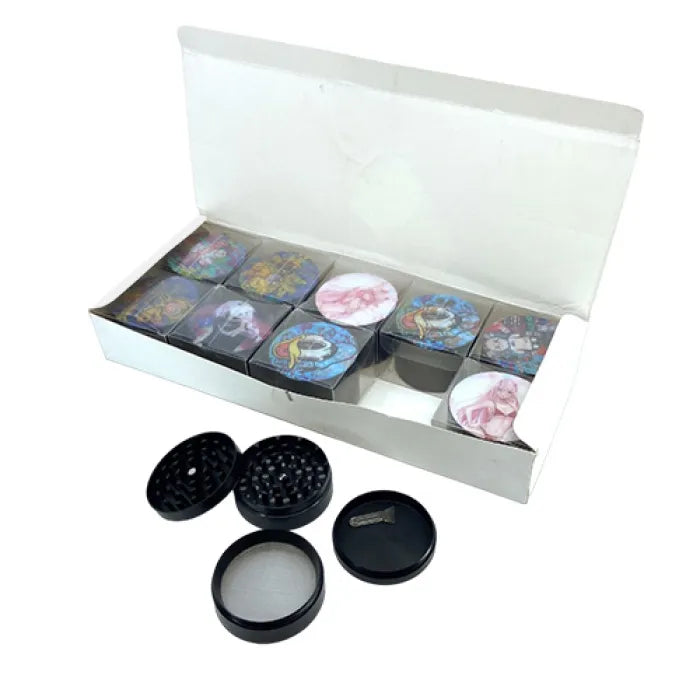 3D Grinders Assorted | Assorted Herb Grinders | Smoke Pro Shop