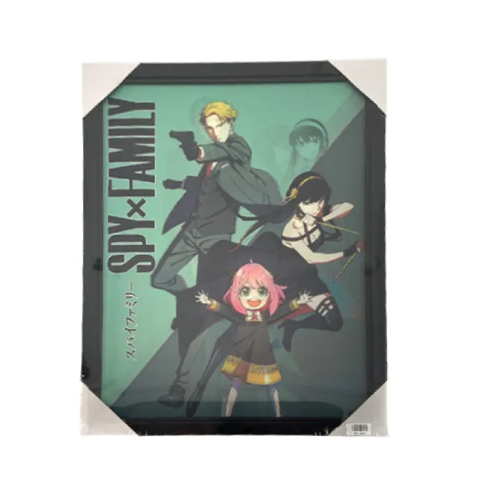 3D POSTER w/ FRAME - SPY X FAMILY