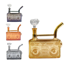 4" Boom Box Waterpipe - Colors May Vary - (1 Count)